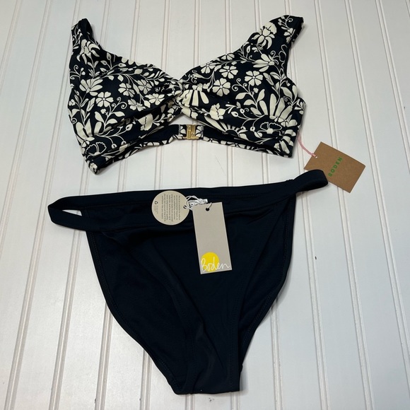 Boden Two Piece Bikini Bathing Suit Tanga Bottom Classic Twisted Top 8 NEW. 412 - Picture 1 of 6